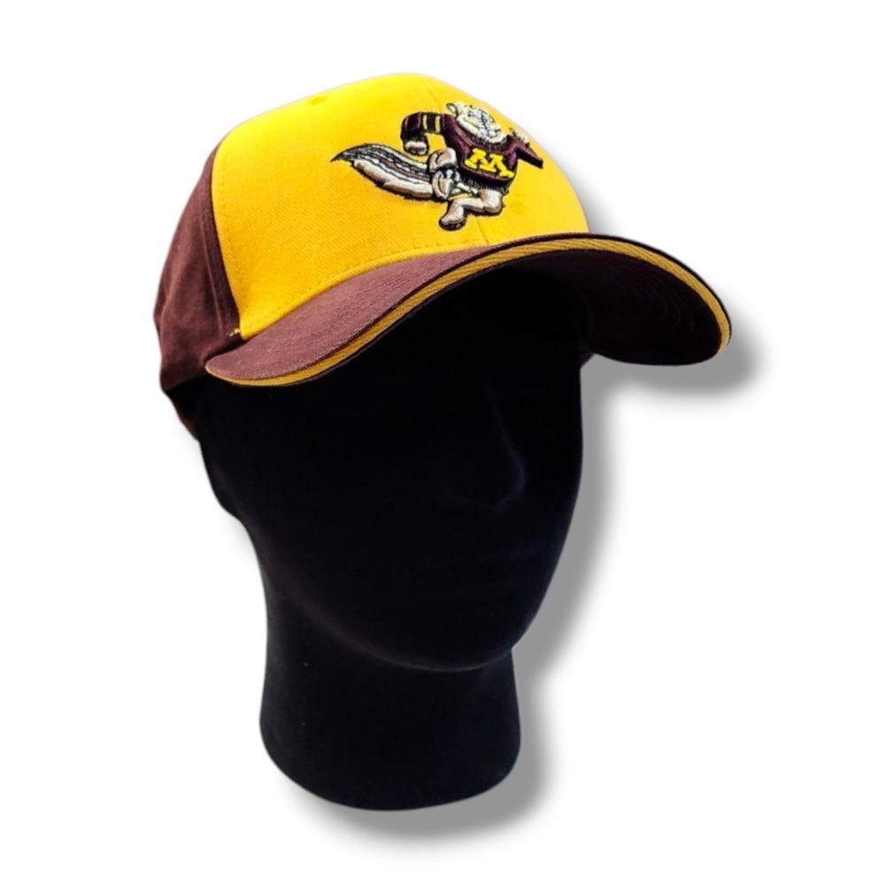 Minnesota Golden Gophers Brown Yellow Adjustable Cap by Captivating